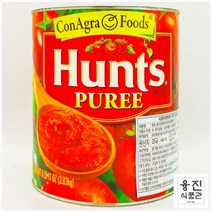 업소용 CJ프레시웨이 헌트 토마토퓨레 3.03kg 토마토 소스 피자 파스타 스파게티 볶음밥 토마토 소스 리조또