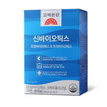 신바이오틱스 고려은단 특허 유산균 제품 장 건강 소화 기능 불량 건강식품 유산균먹이 더부룩한 쓰린 속 쓰릴때 같이 함께 먹는 영양재 유산군 가루 분말 타먹는 남자 여자 있는 프롤린, 2박스(60포) 2개월분 *할인(-15400원)*