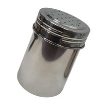 스텐레스 뿌리는 소금통 파우더 양념통 주방용품 조미료통 미원통 파우더통