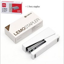 Youpin Kaco LEMO 스테이플러 24/6 26/6 스마트 홈 키트 H20 용 종이 오피스 스쿨 100pcs 포함, 02 stapler add staple