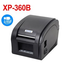 네임스티커 라벨 프린터 xprinter 80mm 열 20mm-80mm 바코드 블루투스, 협력사, EU 플러그, 360b USB
