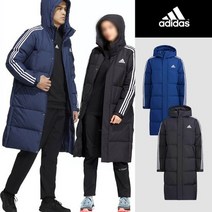 아디다스 정품 3ST 롱 다운 코트(오리털 롱패딩) 점퍼