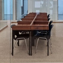 학원 스터디카페 책상 (2인)(1인), 검정색, 상판-백색, 1인용으로변경(-70000)