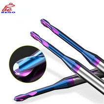 목공기계 공구 재단기 밀링 머신 HRC65 엑스트라 롱 볼 노즈 엔드 밀 1 개 2 플루트 목공 도구 CNC 마무리, 01 HRC65_09 R0.3x6x4x50mm