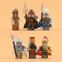 브릭쿨 데쿨 영웅삼국지 커스텀 미니피규어 레고호환블럭 레고호환블록, 제2탄 6종