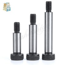 M5 M6 M8 M10 직경 = 6 8 10 12mm 등급 12.9 강철 육각 육각 소켓 캡 헤드 숄더 롤러 베어링 나사 볼트 고, 15 50mm, 01 M10 shoulder dia12mm