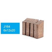 Jumpasit-슬립 링 홀더 전기 모터 사용 카본 브러쉬 6x12x20 J204 J164 D214, 02 4pcs J164 6x12x20