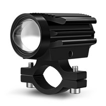 3색 LED 작업 빛 12V 72W 안개 램프 헤드 라이트 DRL 오토바이 오프로드 Suv 트럭 화재 차량 서치, 02 Black