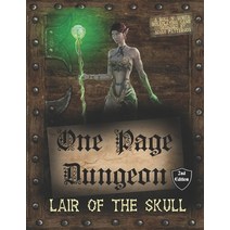 One Page Dungeon: Lair of the Skull Paperback, Independently Published, English, 9798701759693