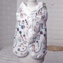 강아지옷 국내산 오가닉 강아지조끼 초소형부터 빅사이즈까지 XS-5XL, 쥬쥬조끼