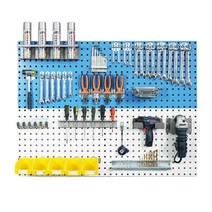 공구 타공판 공구걸이 정비소 정리대 홀더 판 진열대, 검정색 ~~액세서리 패키지