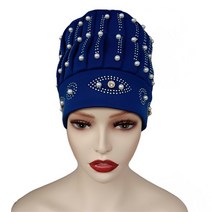 키코이 캉가 디자인 아프리카 Headtie Hat 나이지리아 결혼식 Gele Reay 착용 Turban Hijab 이슬람교 Headscarf Bonnets Turbante Muje, [06] 3