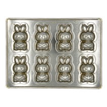 토끼 베이킹 마들렌 틀 쿠키 빵 팬 휘낭시에 만들기 가정용 몰드, A.실버