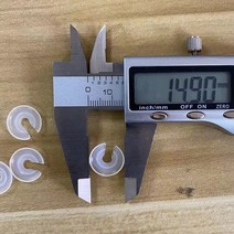 가스 온수기 황동 제어 밸브 코어 플라스틱 흰색 캡 커버 조각 20 개/몫 OD = 14.90mm, 한개옵션0