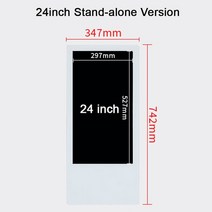 did모니터 광고용모니터 전자메뉴판 19/ 22 빌딩 엘리베이터 벽 산 LCD 광고 모니터 LED 울트라 얇은 프레, 05 24in Stand-alone