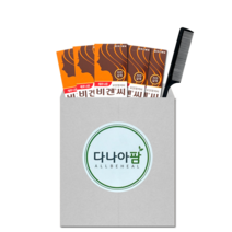[다나아팜] 동아제약 새로나온 염색약 자연갈색 비겐씨 5개 + 빗 패키지 세트, 1세트