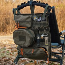 카즈미 필드 멀티 오거나이저 캠핑 수납 포켓 체어호환, olive khaki(올리브카키)