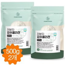 저분자 피쉬콜라겐 어류콜라겐 펩타이드 먹는 콜라겐 분말 가루 대용량 생선콜라겐 500g, 2팩