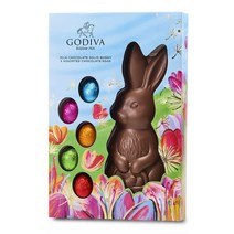 Godiva 고디바 쇼콜라티에 밀크 초콜릿 부활절 토끼와 달걀 5개 7.1oz, 기본