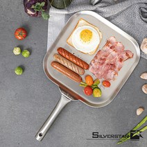 실버스타 오브니 통5중 스텐 인덕션 스퀘어팬, 1개