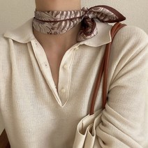 스윗피 데트앙 데일리 플라워 숏 스카프