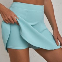 테니스 원피스 스커트 치마 골프 눈부심 방지 스포츠 세트 크롭트 탑 슈트 퀼로트 드레스 체육관 브라 의상