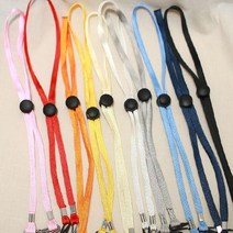 통증예방 분실방지 마스크스트랩 [핑크 레드 오렌지 옐로우 아이보리 화이트 그레이 스카이 네이비 블랙]