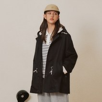 637547 커버낫 후디 코트 자켓 블랙