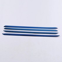 Rio 4 X-line 2017 ABS carbonfiber 내부 도어 보울 위 팔걸이 장식 패널 트림 라인 커버 4pcs, 04 ss blue