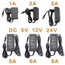 AC DC 5V 6V 8V 9V 10V 12V 13V 14V 15V 24V 파워서플라이 어댑터 1A 2A 3A 5A 6A 8A power supply charger 220v to, [08] 24V, [01] 1A, [02] US Plug, 08 24V_01 1A_02 US Plug