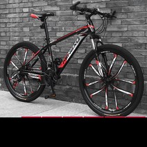 shike 하이브리드 로드바이크 입문용 출퇴근용 MTB 자전거 26인치 24인치, 26인치21속, 십도륜/레드