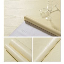 흡음재 목재 그레인 홈 데코 가구 방수 비닐 벽 스티커 자체 접착 PVC 벽지 주방 캐비닛 도어 5 M/10 M, [02] 40cmX3m, [19] Beige
