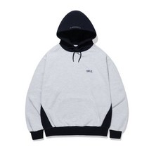 ALE (23SS) [ONEMILE WEAR] SMALL ARCH HOODIE LIGHT GRA / NAV
