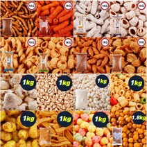 대용량 과자 쿠키 비스킷 옛날과자 인간사료 40종, 38_G180_우리식품 팝콘뻥튀기 1kg