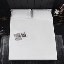 더블침대커버 패밀리 싱글 슈퍼 매트리스대나무 섬유 방수 매트리스 커버 킹 사이즈 시트 진드기 방지 솔