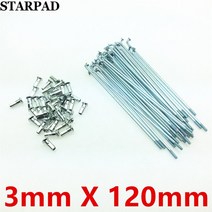 Gn125 gn250 오토바이 액세서리 스포크 와이어 용 3mm 36 개 직경 약 범용 전기 자동차 부품 자전거, 13 36pcs, 13 36pcs