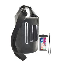 Haftigts 휴대폰 파우치가 있는 15L 방수 백팩 도난 방지를 위한 패러데이 백 노트북 및 휴대폰용 패러데이 케이지 추적 방지 RFID 신호 차단 드라이 백 하이킹 카약