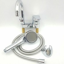 세면대 수전 수도 꼭지 심플 욕실 샤워기 세면기 수전, 도매24 1