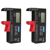 2개입 18650 건전지 간단 배터리 테스터기 잔량 체크기 측정기 led 디지털 멀티미터 전지 측정공구 BT-168PRO, 테스터기168pro-2개