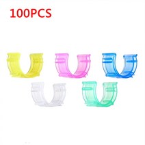 10/50/100pcs 재봉 보빈 작은 클립 화려한 DIY 실 스풀 홀더 클램프, 100
