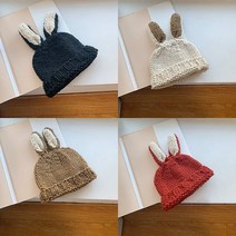 라이프피스 겨울 토끼 남아 여아공용 아기 유아 모자 5컬러