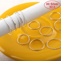 비즈아이 [8-658]순은실버반지(민자링 컷팅링) 3/5/7/9/11/13/15/17/19/21호 (은92.5%) [1개]