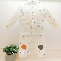 아가방 부평점 || 22 아가방 BRAND NEW || COTTON 100% ||알록다록한 나염 오픈내의(75 80 90전사이즈오픈)||무릎빵 너무 귀여워~~~||