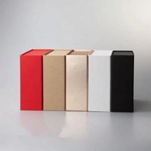 선물상자 박스 블랙 자석 싸바리, 레드_20x18x8cm