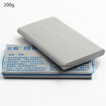 은점토 반지 키트 공예재료 세트 실버클레이 200g 전문 하드 클레이 진흙 도자기 조각 오일 손으로 만든 모, 03 Gray 200g