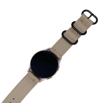 우먼스9999 갤럭시 워치 호환 나토 밴드 스트랩, 갤럭시워치4/4클래식/워치3/액티브2/1 20mm, 셰도우브라운