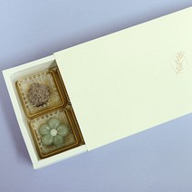 [렛츠베이킹] 접이식 화과자박스 나뭇잎 2개입, 접이식 화과자박스 나뭇잎 10구 (2개입)