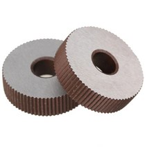 2개 고속 강철 0.6mm/0.8mm/1.0mm/1.2mm/1.5mm/1.8mm/2.0mm 피치 공구 스트레이트/대각선 거친 널 휠 널링, 01 Straight lines_03 1.0mm