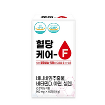 유유네이처 혈당케어F 900MG X 60정 X 6병 칼슘 비타민D 여주