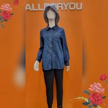 올포유 @겉 옷으로도 입기 좋은~ 자수포인트 캐주얼 데님 셔츠ALBLK08211 뉴창